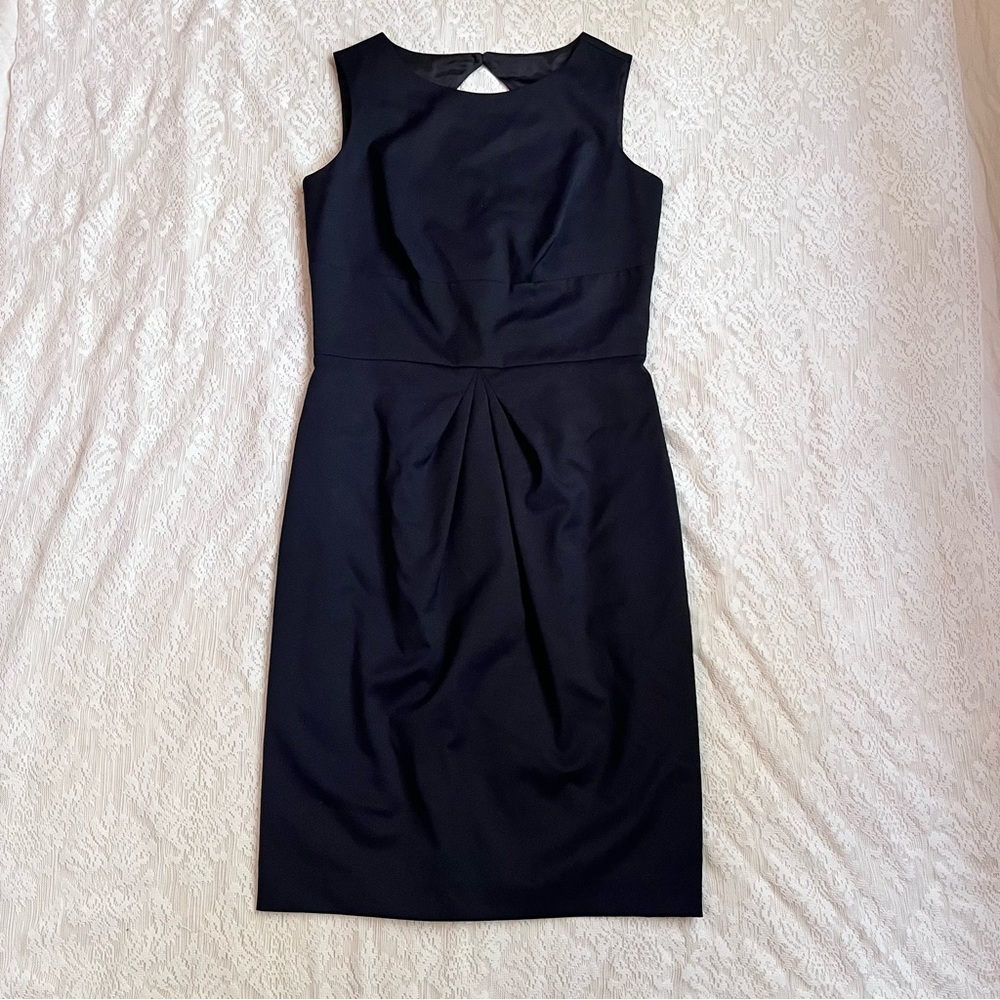 Brooks Brothers X Loro Piana wool sleeveless  shift dress